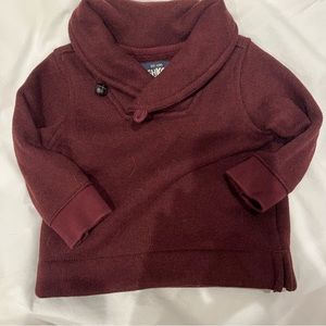 Maroon Cowl Neck Sweater